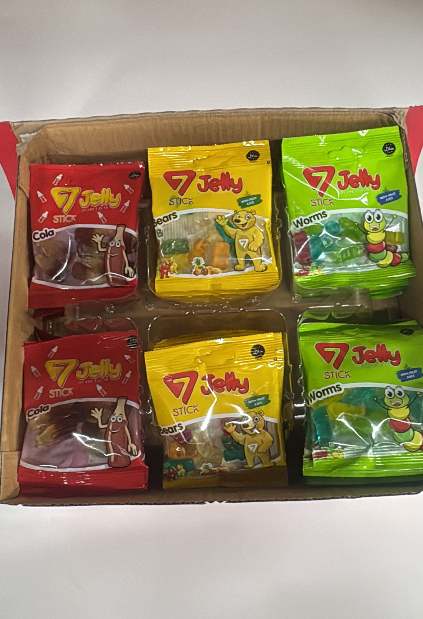 7 Stick Jelly Mix Standlı 20 gr 6X48 adet